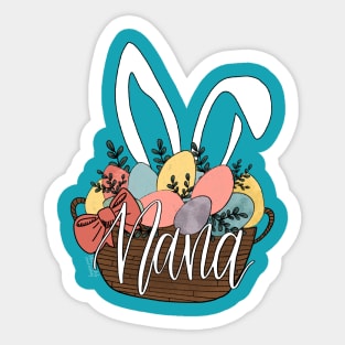 Easter Nana Sticker